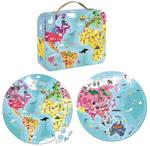 Янод, пазл, в чемодане - двусторонний Blue Planet, 208 шт. Janod - фото 3