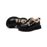 Теплые детские кожаные ботинки для детей Satchi, черный - фото 4