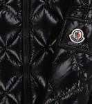 Пуховое пальто Kamile Moncler Enfant, черный - фото 3