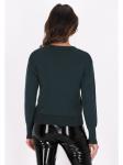 Пуловер faina Pullover, темно-зеленый - фото 4