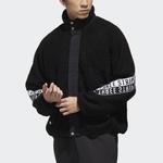 Бархатная куртка мужская черная Adidas, черный - фото 3