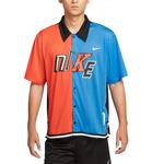 Мужская рубашка Dri Fit AS M DF SS TOP GCEL Nike, синий/оранжевый - фото 3