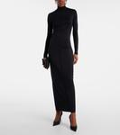 Трикотажное макси-платье Wardrobe.NYC, черный - фото 2