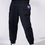 Унисекс черные карго штаны CAT - фото 4