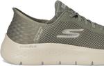 Кроссовки SKECHERS Performance Go Walk Flex Hands Free Slip-Ins - Grand Entry, оливковый - фото 6