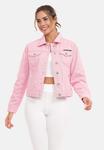 Джинсовая куртка Cipo & Baxx, розовый - фото