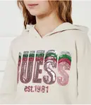 Толстовка Loose fit Guess, бежевый - фото 4