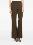 Плиссированные расклешенные брюки LIU JO, коричневый - фото 3