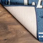 Ковер Graphic Laundry Mat nuLOOM, 51x150 см, темно-серый - фото 12