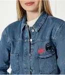 Джинсовая куртка Ikon Duo Regular fit Karl Lagerfeld, синий - фото 4