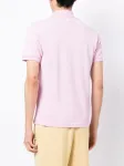Рубашка поло с нашивкой-логотипом Lacoste, розовый - фото 4