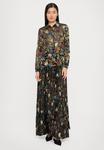Юбка Alice + Olivia KATZ ASYMM , Tapestry Trails Sm Black/Multi-Coloured - фото 5