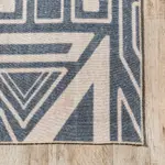 Геометрический коврик Hedy nuLOOM, 152x244 см, синий - фото 5