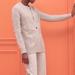 Кардиган женский Hermes, серый / бежевый - фото 4