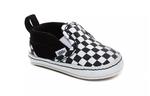 Сандалии Vans Slip-On V Crib 'Checker - Black White' - фото 3