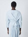 Блузка с узлом John Lewis x A.W.A.K.E. MODE, Light Blue - фото 2