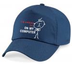 Я бы предпочел быть в кепке от компьютера 60 SECOND MAKEOVER, темно-синий - фото