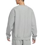 Свитшот с вышивкой Swoosh Nike, темно-серый/белый - фото 3