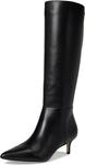 Ботинки Lauren Ralph Lauren Women's Mckay Burnished Leather Tall Boots, Black - фото 7
