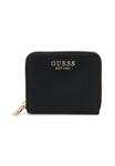 Кошелек Guess LAUREL SMALL ZIP AROUND, Schwarz/Black - фото