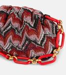 Сумка через плечо Zigzag Medium Missoni, Multi Red - фото 6