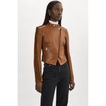 Кожаная куртка Lamarque, Luggage - фото 2