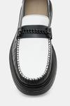 Кожаные мокасины Gibbs Chain Loafer Allsaints, черный - фото 3