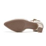 Туфли на высоком каблуке женские бежевый Spider King - фото 3