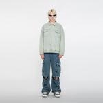 OXO OVERLOAD Джинсовая куртка унисекс, Black (Upgraded) - фото 10