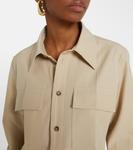 Шерстяная и хлопковая рубашка Tod's, Wtq C203 - фото 4