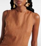 Льняное мини-платье D'Orsay SIR, Hazelnut - фото 4