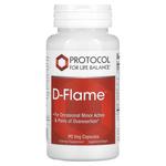 D-Flame, 90 растительных капсул Protocol For Life Balance - фото