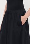 Платье Gap Tall MIXED MEDIA DRESS, True Black/Black - фото 6