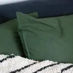 Постельное белье Damai «Мик», имитация льна, зеленый - фото 3