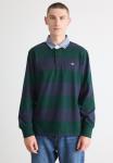 Топ GANT STRIPE HEAVY RUGGER, Green/Dark Green - фото