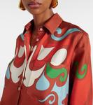 Шелковая саржевая рубашка для мальчика La DoubleJ, Phoenix Placée - фото 4