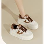 Кроссовки WARRIOR Skateboarding Shoes Women's Low-top, коричневый - фото 7