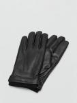 Кожаные перчатки Mango, Black - фото 2