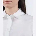 Теплая укороченная рубашка Pinko, белый - фото 2