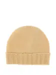 Шерстяная шапка-бини Drumohr, бежевый - фото