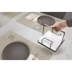 Салфетница Metaltex «Лава», (1 шт.), черный - фото 3