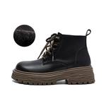 Ботинки Martin Boot женские Zhr, черный - фото