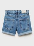 Детские шорты Chip Denim Mango, Mid Blue - фото 4