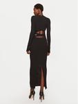 Трикотажное платье приталенного кроя Twinset, черный - фото 3