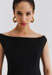 Блуза Malina DIORA HALF OFF SHOULDER, Black - фото 4