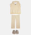 Хлопковый жилет Brunello Cucinelli, бежевый - фото 2