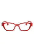 Очки в геометрической оправе Alain Mikli, красный - фото
