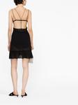 Nensi Dojaka платье мини с вырезами, черный - фото 4
