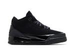 Кроссовки Air Jordan 3 Retro GS Black Cat2025, черный - фото