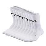 Баскетбольные носки Unisex набор 3 пары 6 пар 9 пар Under Armour, набор 12 пар (белый) - фото 2
